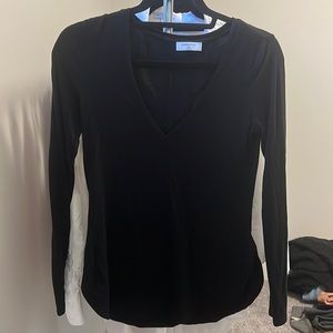 Bababton XXS black v neck long sleeve
